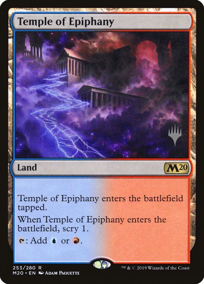 Temple of Epiphany [253p] [Promo Pack] [Core Set 2020 Promos] [Non-Foil]
