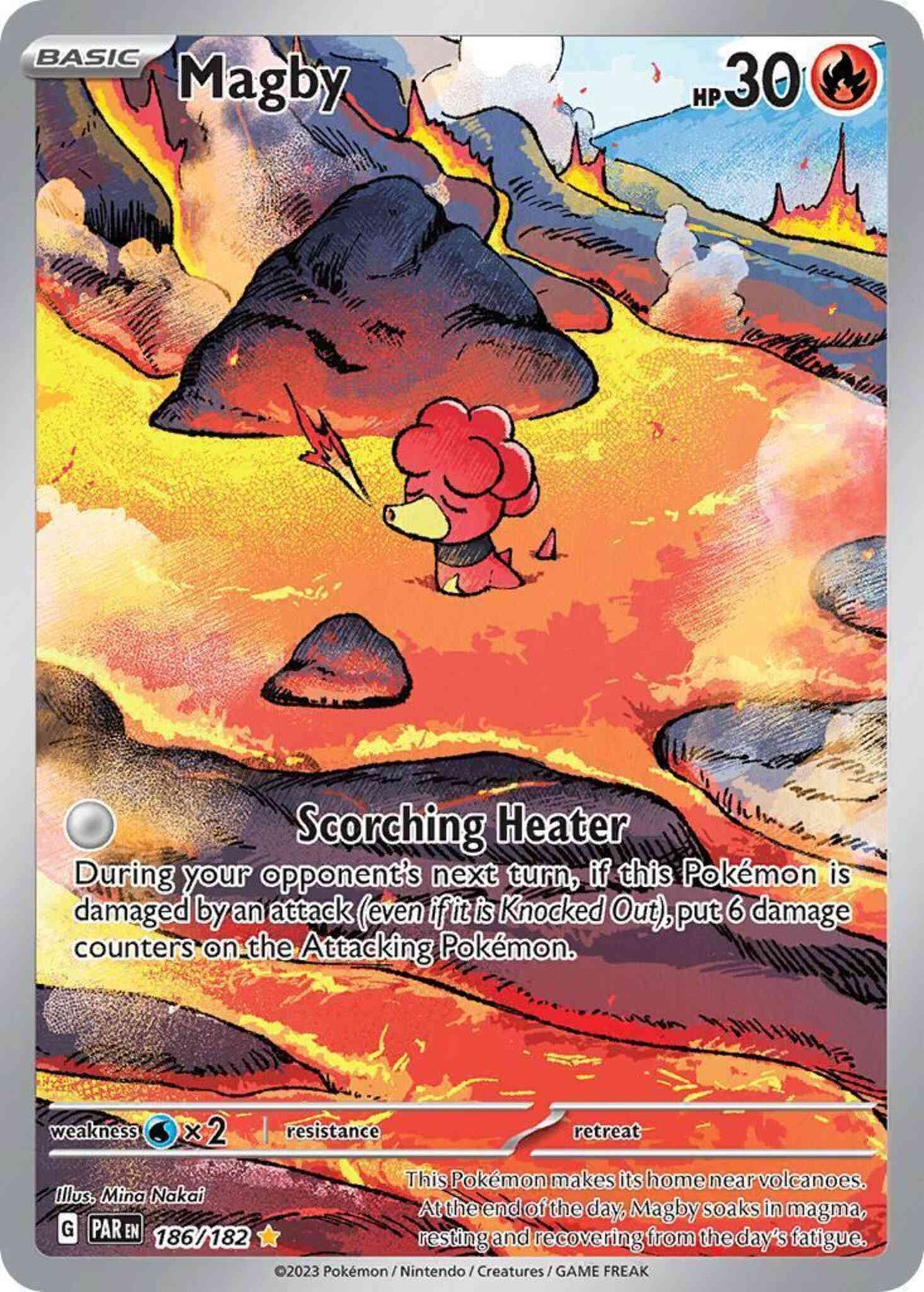 Magby - 186/182 - Illustration Rare [sv04-186] [Ultra]