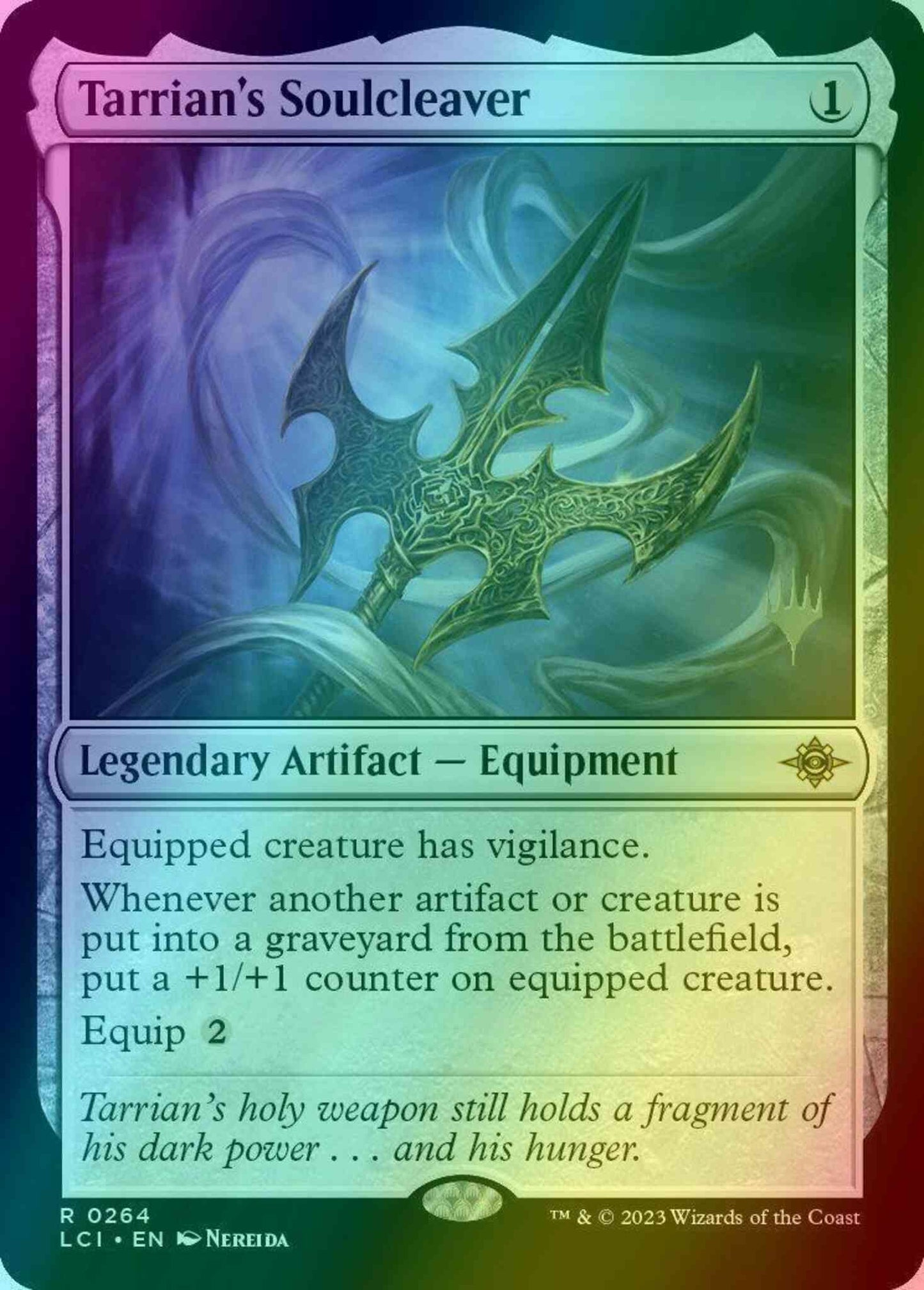 Tarrian's Soulcleaver [264p] [Promo Pack] [The Lost Caverns of Ixalan: Promos] [Foil]
