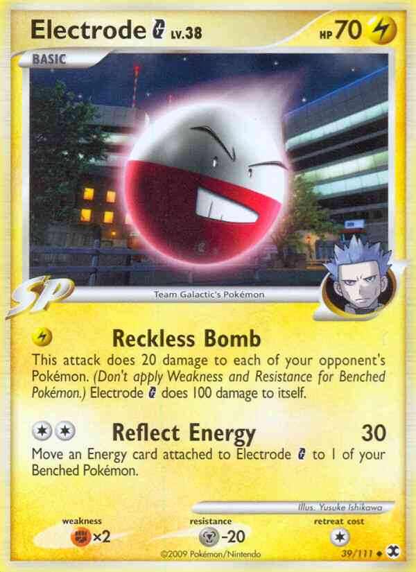 Electrode G - 39/111 - Uncommon [pl2-39] [Reverse Holo]