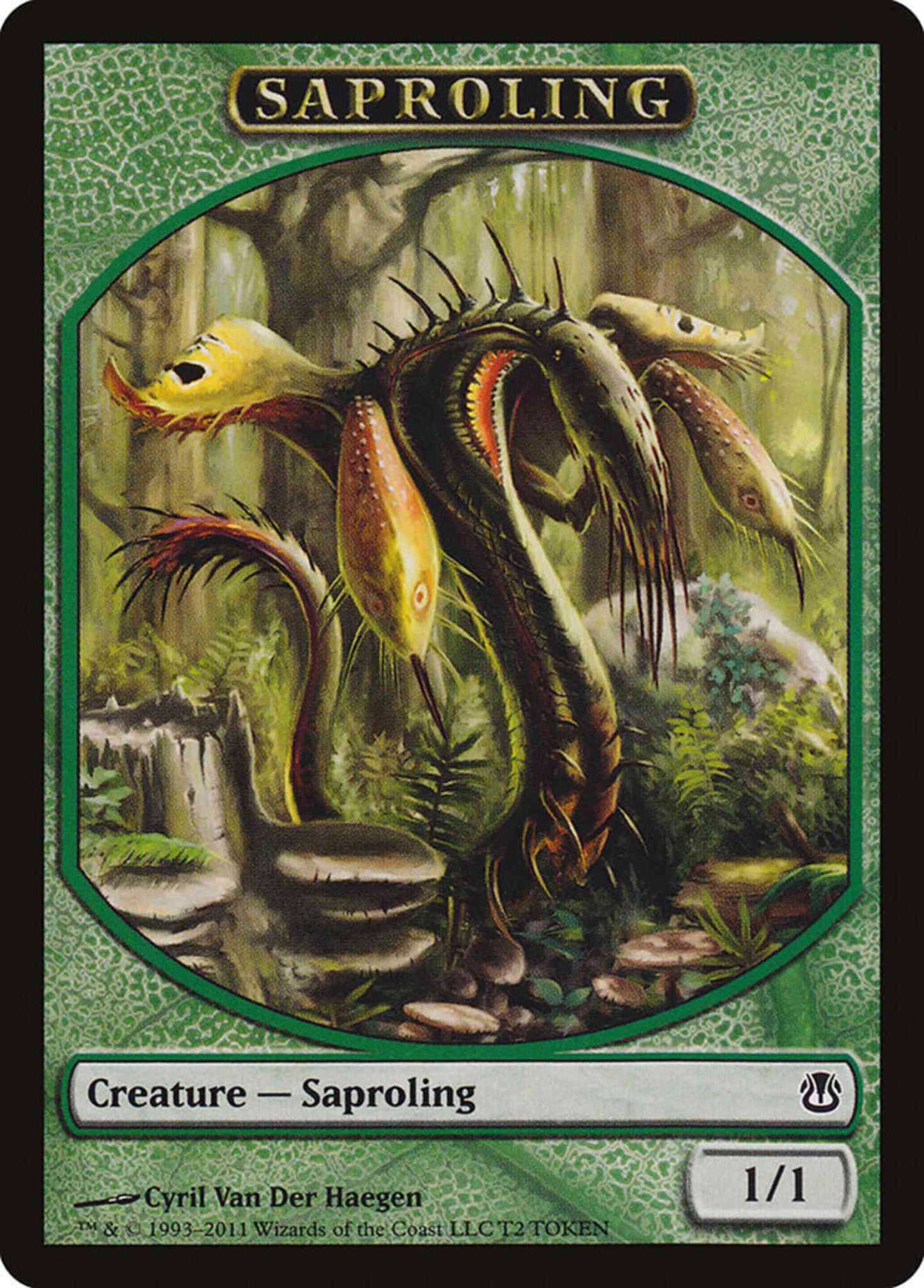Saproling Token [02] [Duel Decks: Ajani vs. Nicol Bolas Tokens] [Non-Foil]