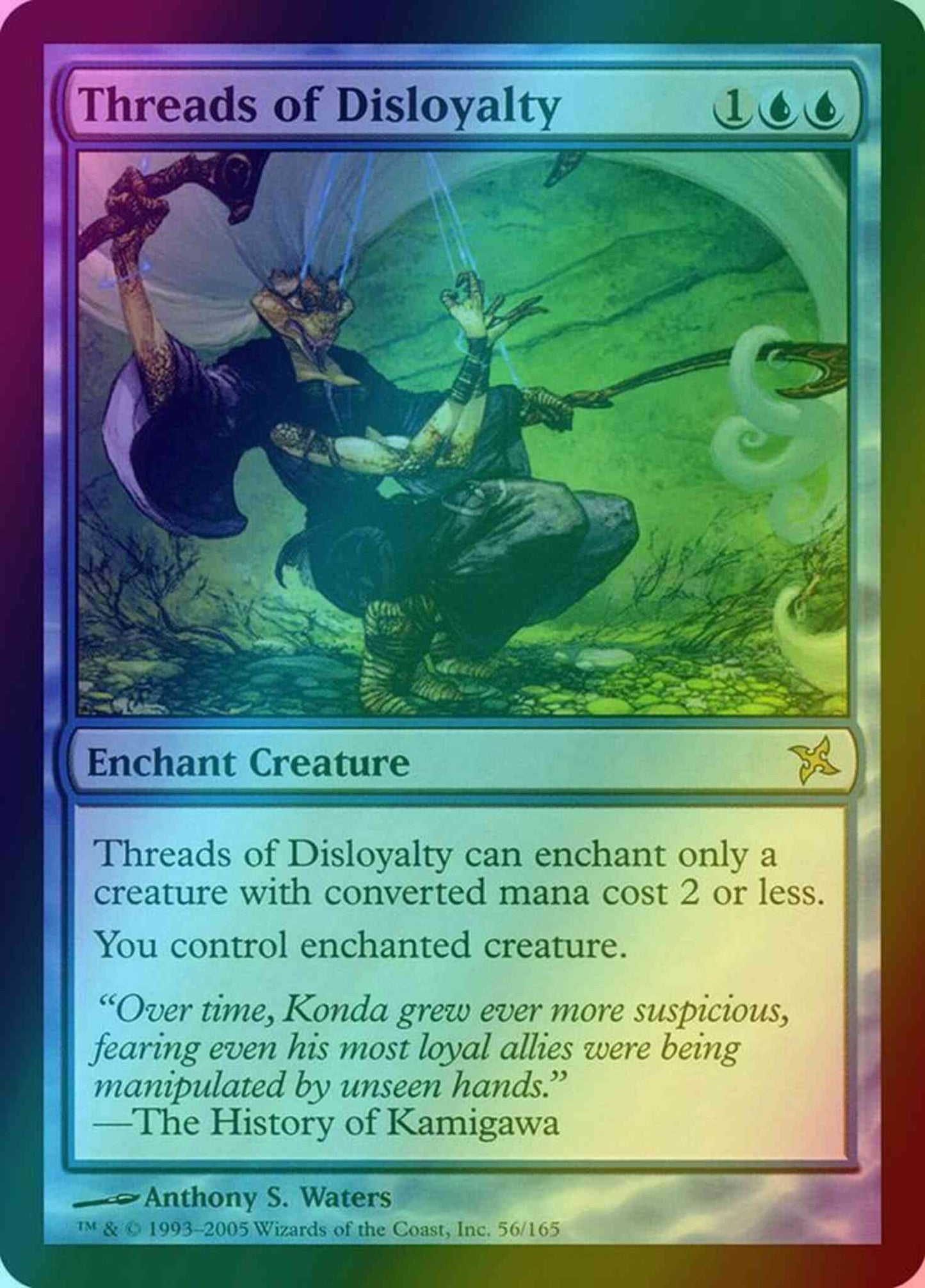 Threads of Disloyalty [56] [Betrayers of Kamigawa] [Foil]