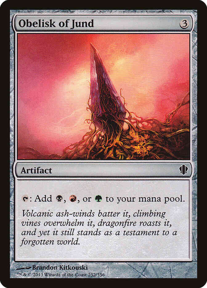 Obelisk of Jund [252] [Commander 2013] [Non-Foil]