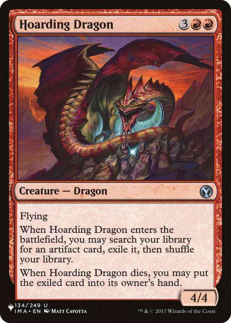 Hoarding Dragon [IMA-134] [The List] [Non-Foil]