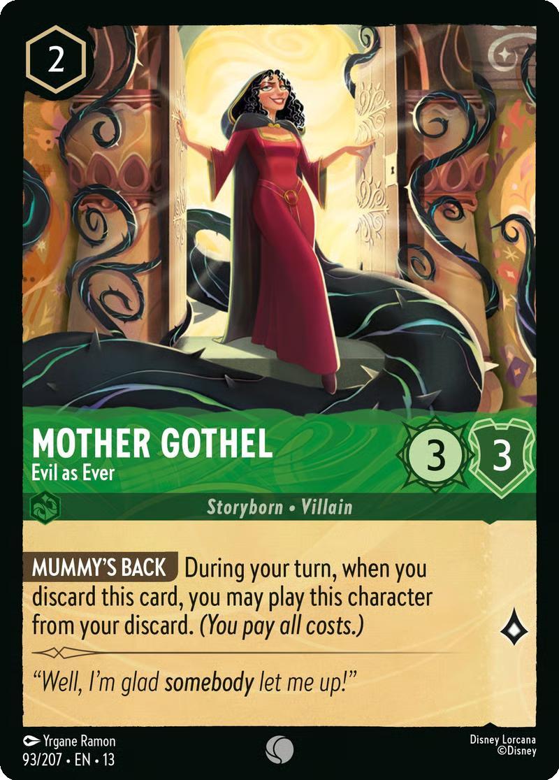 Mother Gothel - Evil as Ever - 93/204 [Attack of the Vine!] [Non-Foil]