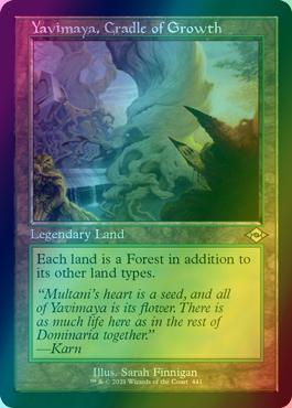 Yavimaya, Cradle of Growth [441] [Retro Frame] [Modern Horizons 2] [Etched Foil]
