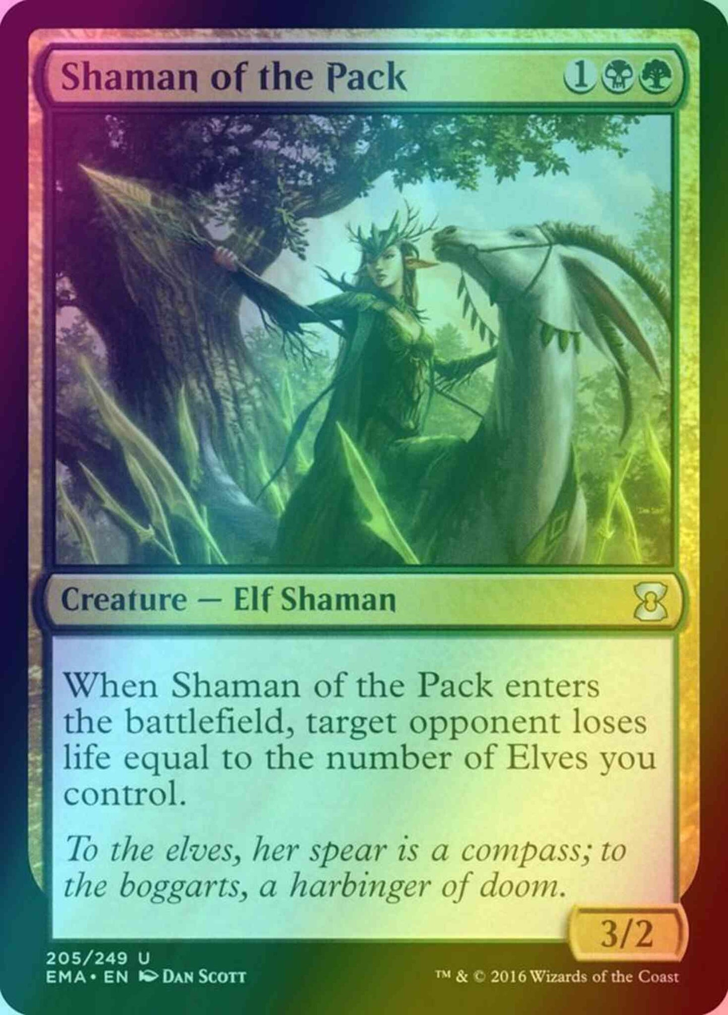 Shaman of the Pack [205] [Eternal Masters] [Foil]
