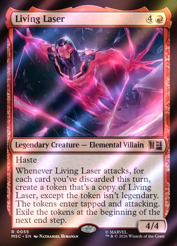 Living Laser [55] [Marvel Super Heroes: Commander] [Surge Foil]
