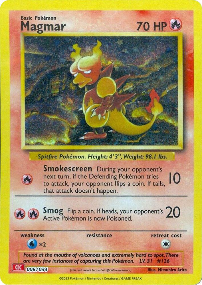 Magmar - 006/034 - Promo - CLC [tcgc-CLC006] [Holo]