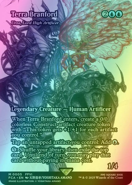 mtg final fantasy urza Terra Branford Color:Ruby & Sapphire Cartas Magic the gathering, When Urza Magic & Trading Card Games