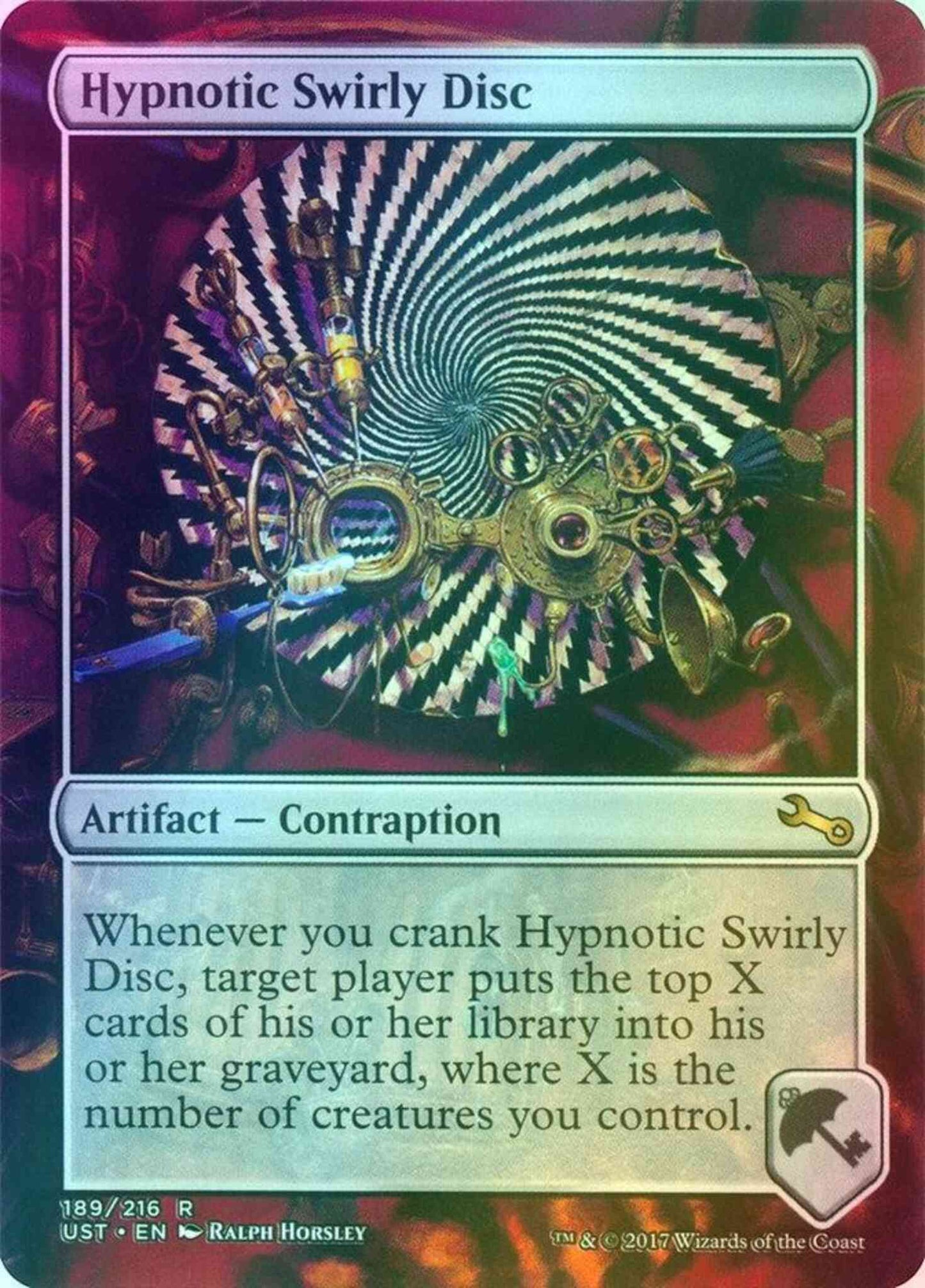 Hypnotic Swirly Disc [189] [Unstable] [Foil]