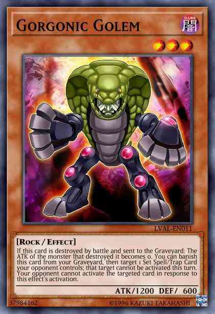 Gorgonic Golem - LVAL-EN011 - Common - Unlimited