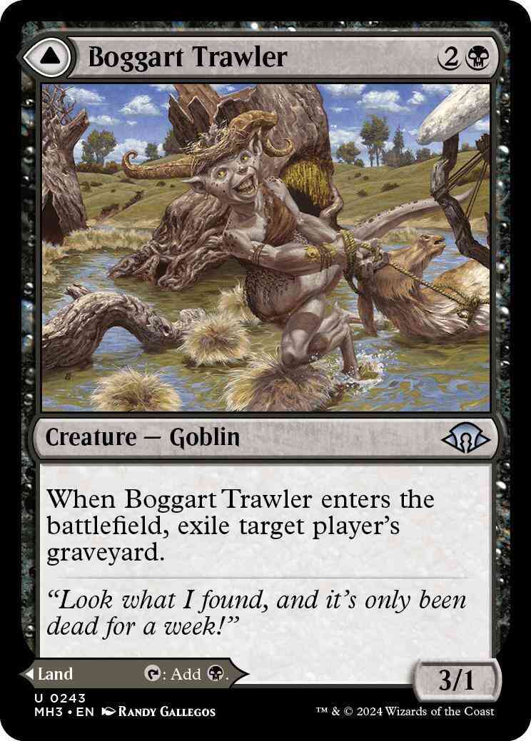 Boggart Trawler // Boggart Bog [243] [Modern Horizons 3] [Non-Foil]