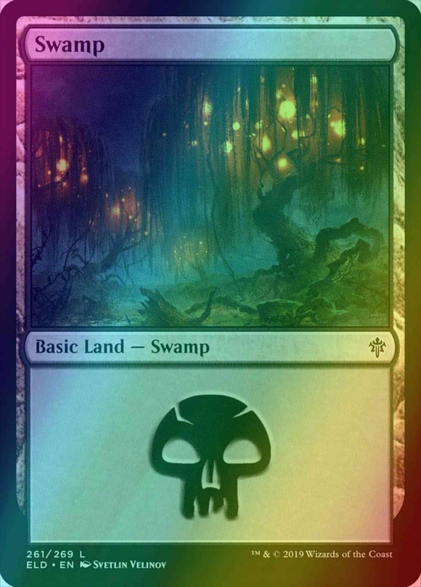 Swamp [261] [Throne of Eldraine] [Foil]
