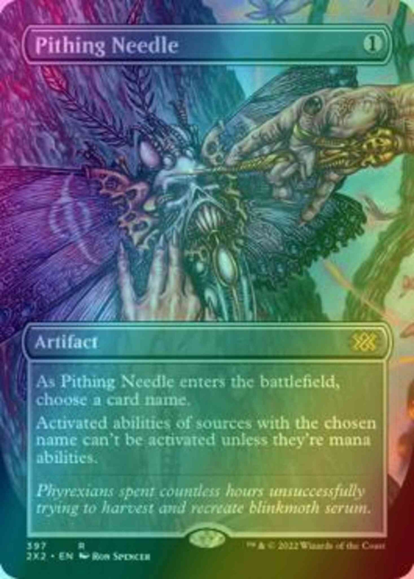 Pithing Needle [397] [Borderless] [Double Masters 2022] [Foil]