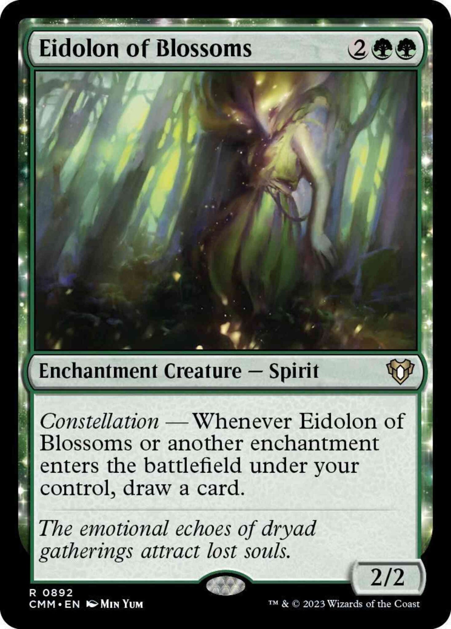 Eidolon of Blossoms [892] [Commander Masters] [Non-Foil]