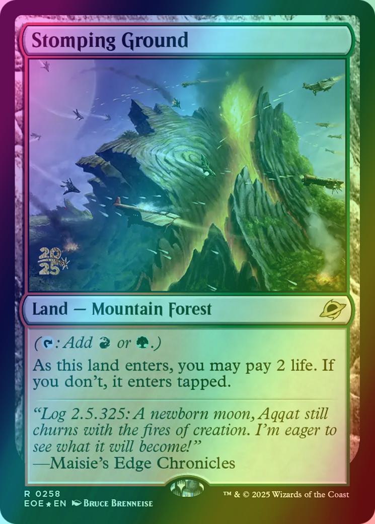 Stomping Ground [258s] [Prerelease] [Edge of Eternities: Promos] [Foil]