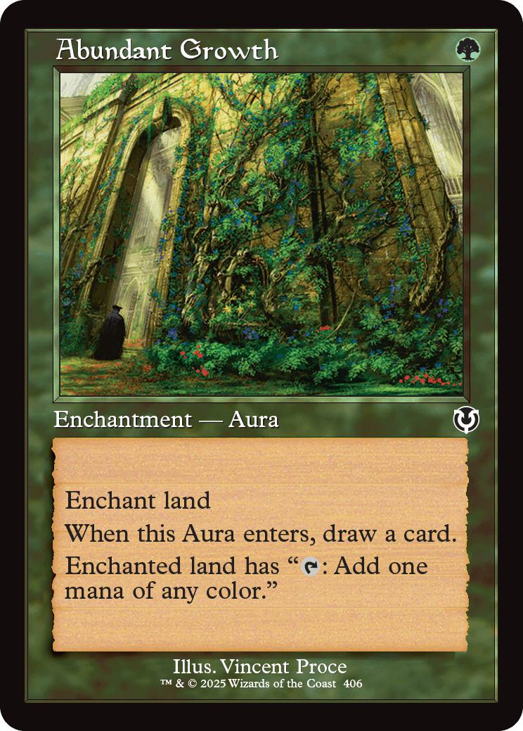 Abundant Growth [406] [Retro Frame] [Innistrad Remastered] [Non-Foil]