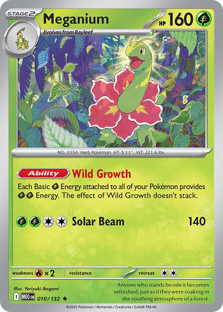 Meganium - 010/132 - Rare [me01-010] [Holo]
