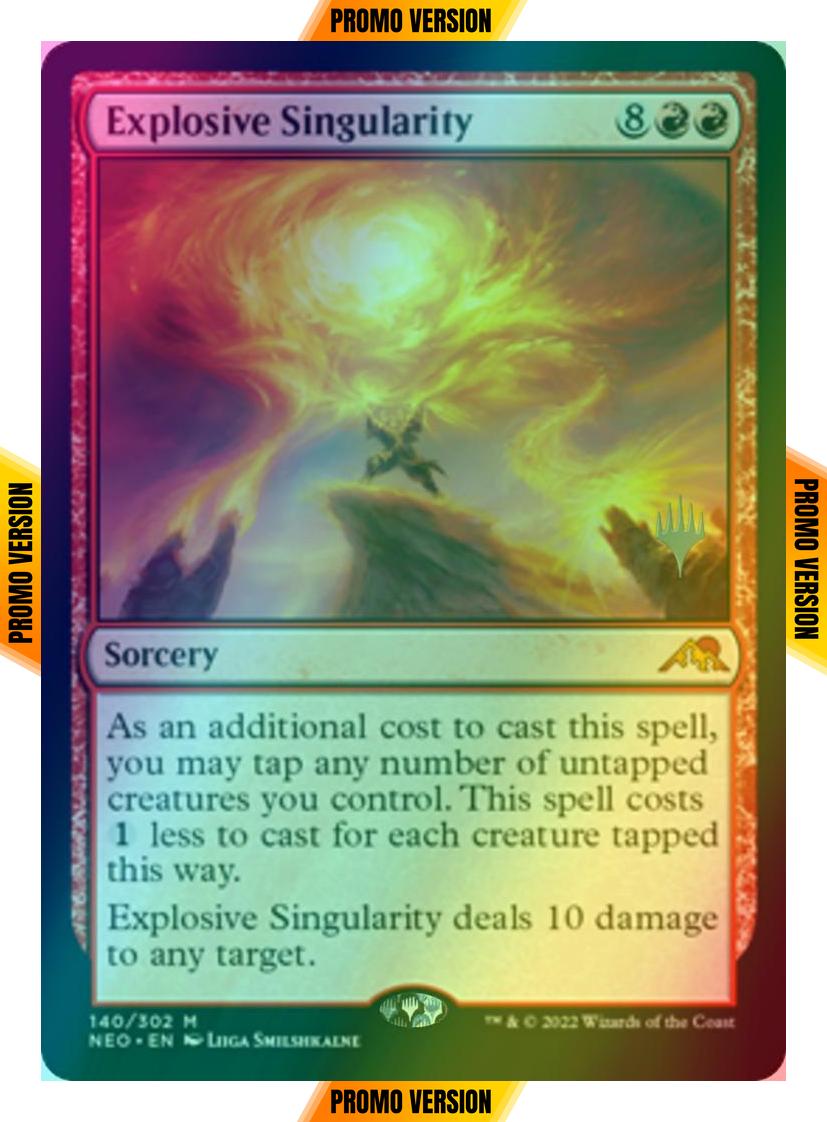 Explosive Singularity [Promo Pack] [140p] [Kamigawa: Neon Dynasty: Promos] [Foil]