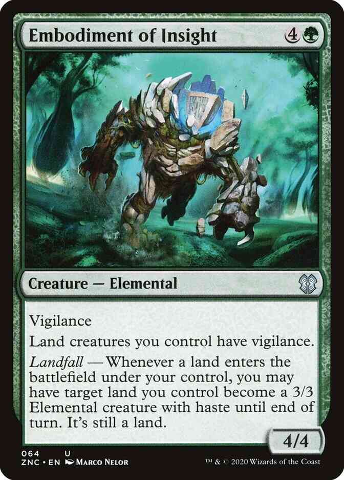 Embodiment of Insight [64] [Zendikar Rising Commander] [Non-Foil]
