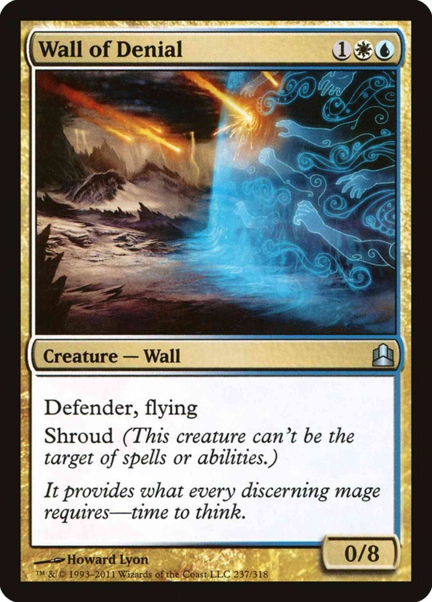 Wall of Denial [237] [Commander 2011] [Non-Foil]