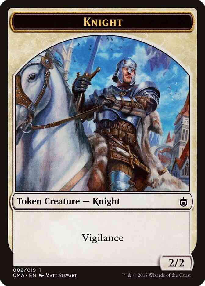 Knight Token [02] [Commander Anthology Tokens] [Non-Foil]