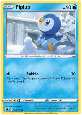 Piplup - 035/172 - Common [swsh9-035] [Non-Holo]
