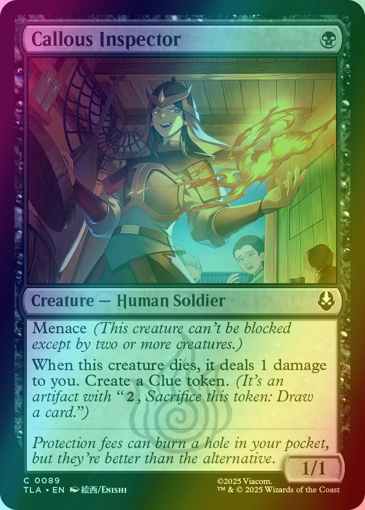 Callous Inspector [89] [Avatar: The Last Airbender] [Foil]