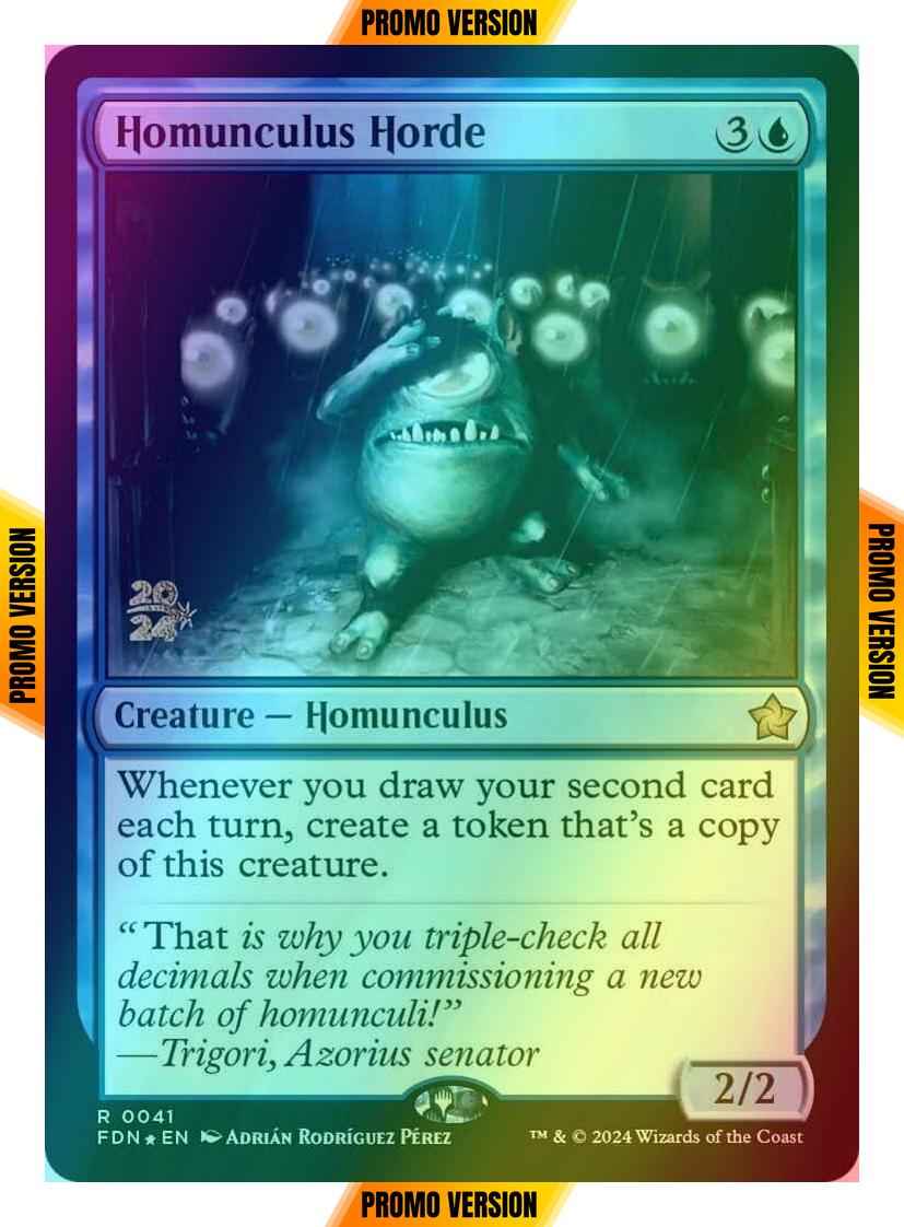 Homunculus Horde [41s] [Prerelease] [Foundations: Promos] [Foil]