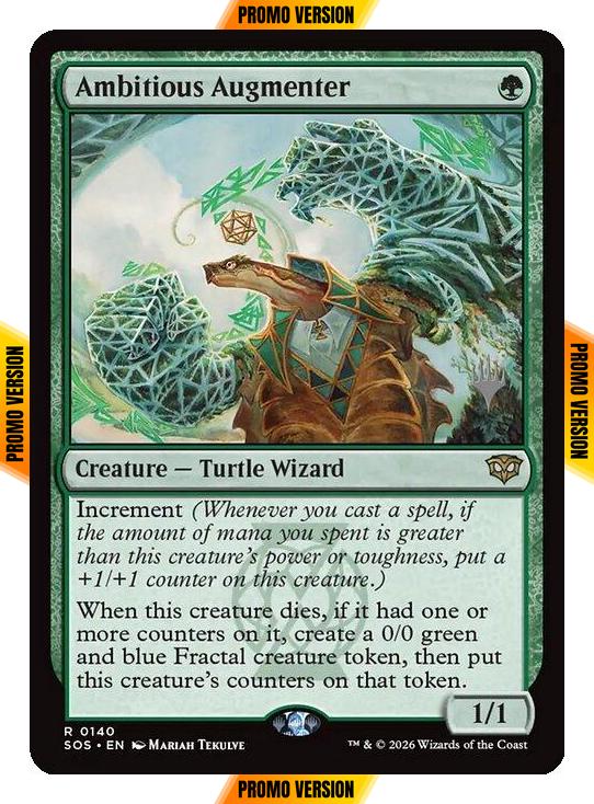 Ambitious Augmenter [140p] [Promo Pack] [Secrets of Strixhaven Promos] [Non-Foil]
