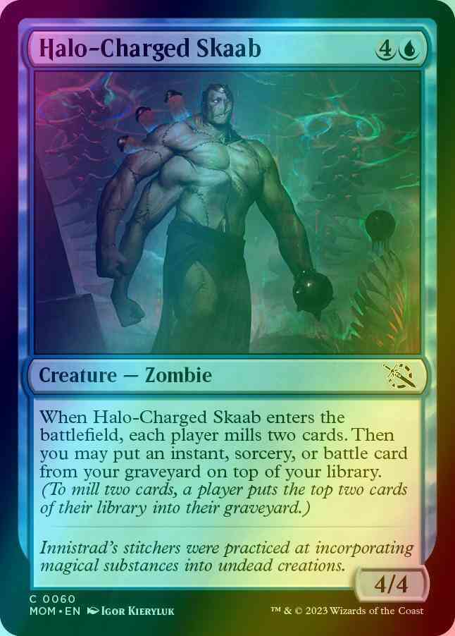 Halo-Charged Skaab [60] [March of the Machine] [Foil]