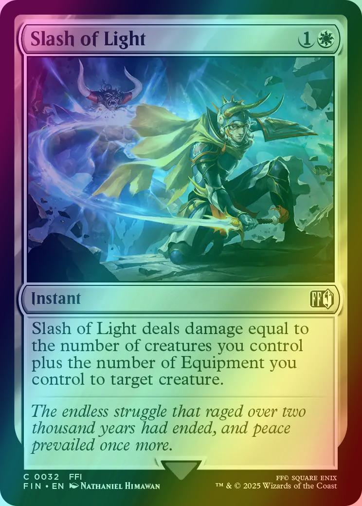 Slash of Light [32] [FINAL FANTASY] [Foil]