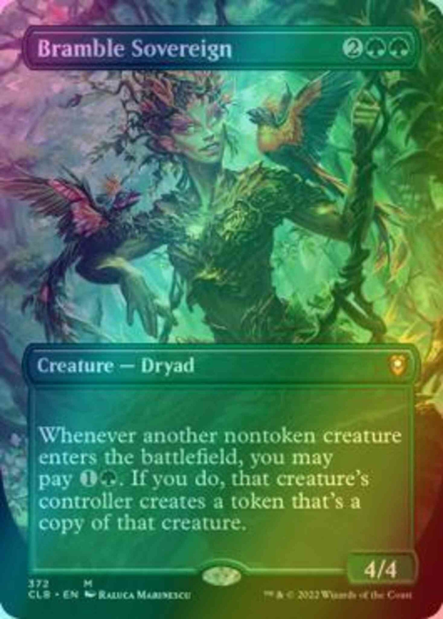 Bramble Sovereign [372] [Borderless] [Commander Legends: Battle for Baldur's Gate] [Foil]