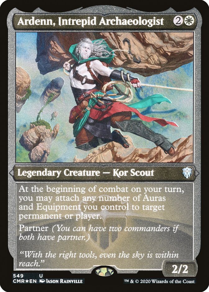 Ardenn, Intrepid Archaeologist [549] [Commander Legends] [Etched Foil]