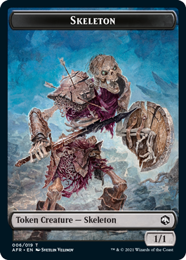 Lost Mine of Phandelver Token (21) // Skeleton Token (06) [Adventures in the Forgotten Realms: Tokens] [Non-Foil]