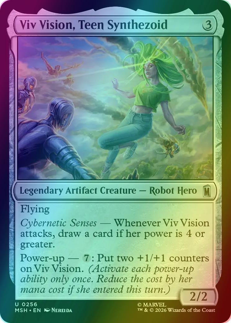 Viv Vision, Teen Synthezoid [256] [Marvel Super Heroes] [Foil]