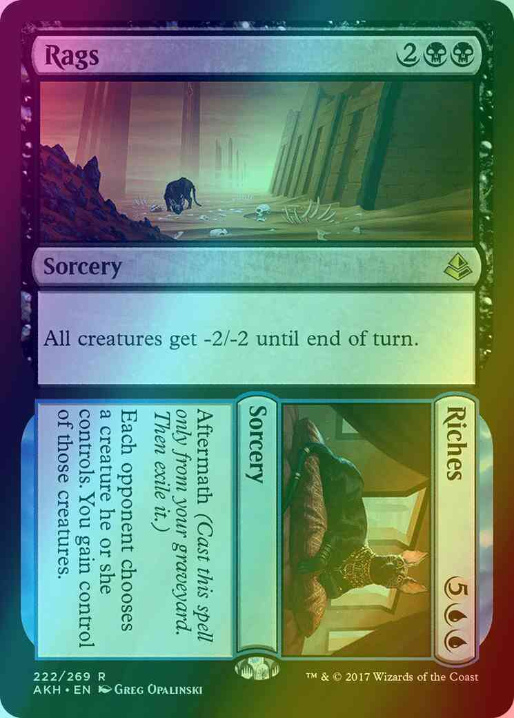 Rags // Riches [222] [Amonkhet] [Foil]