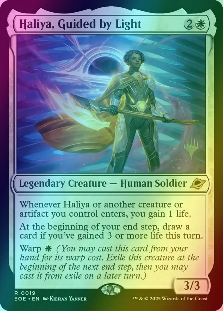 Haliya, Guided by Light [19p] [Promo Pack] [Edge of Eternities: Promos] [Foil]