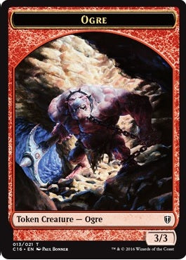 Beast Token (14) // Ogre Token (13) [Commander 2016 Tokens] [Non-Foil]