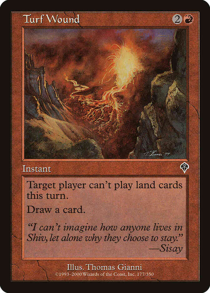 Turf Wound [177] [Invasion] [Non-Foil]