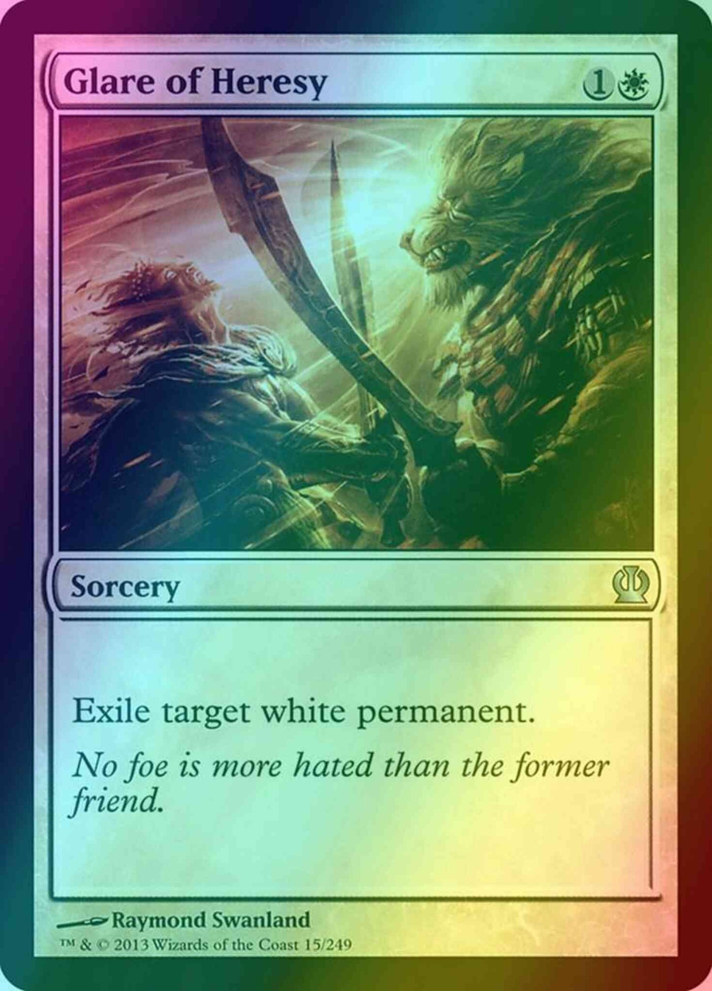 Glare of Heresy [15] [Theros] [Foil]