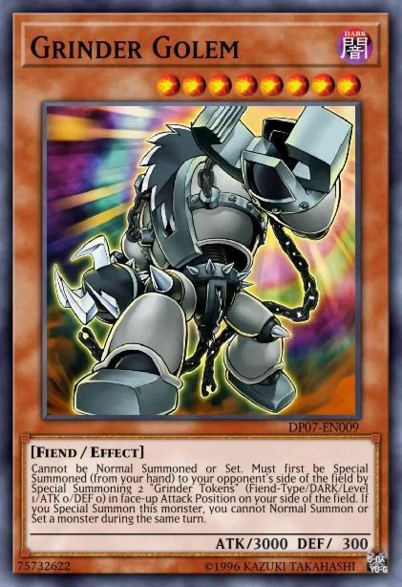 Grinder Golem - DP07-EN009 - Super Rare - Unlimited