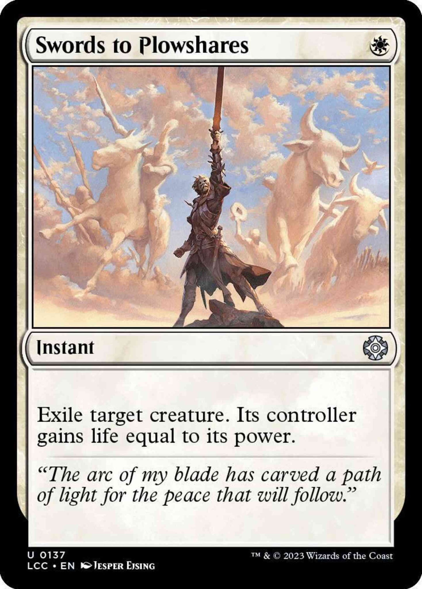 Swords to Plowshares [137] [The Lost Caverns of Ixalan: Commander] [Non-Foil]