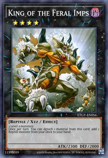 King of the Feral Imps - LTGY-EN056 - Common - 1st Edition