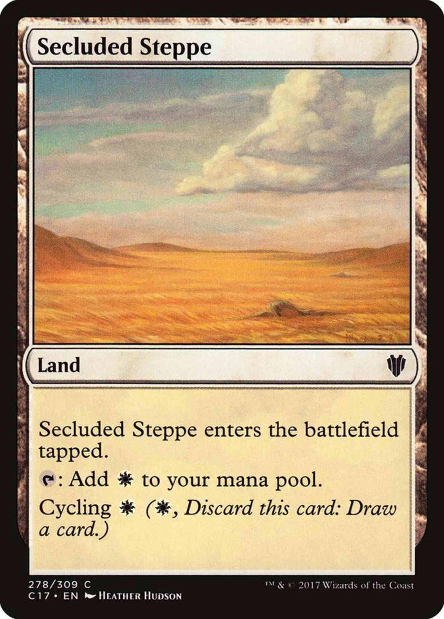 Secluded Steppe [278] [Commander 2017] [Non-Foil]