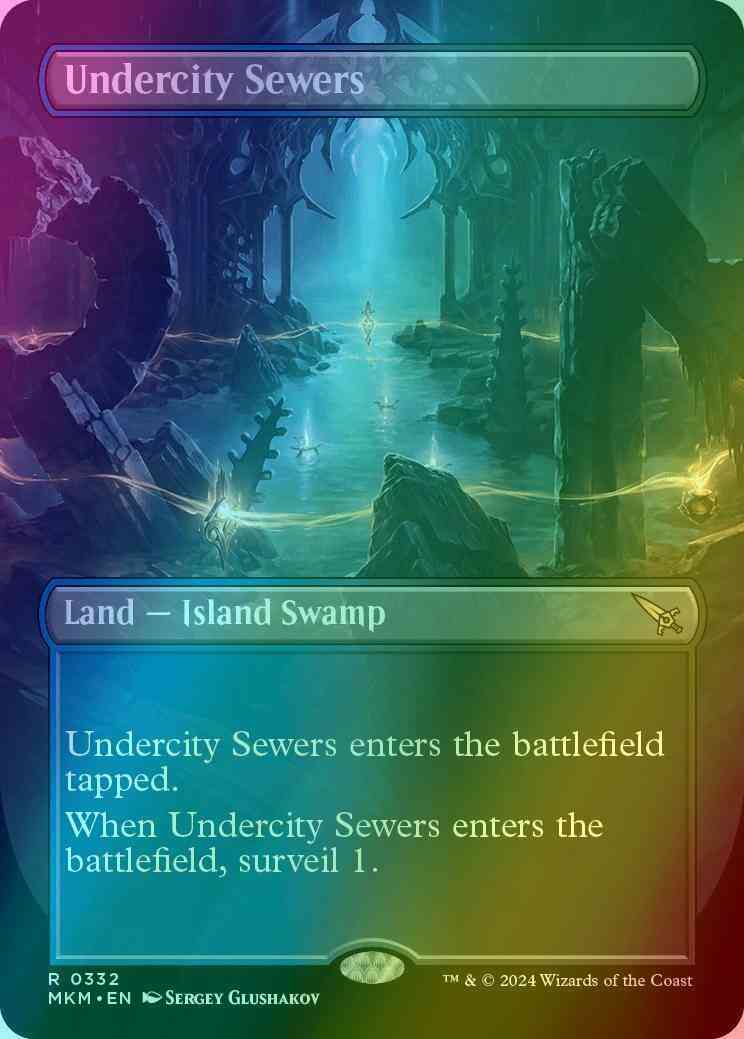 Undercity Sewers [332] [Borderless] [Murders at Karlov Manor] [Foil]