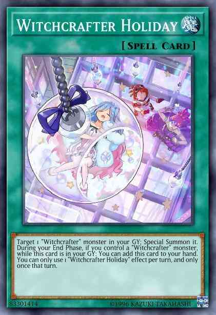 Witchcrafter Holiday - MP20-EN226 - Ultra Rare - 1st Edition