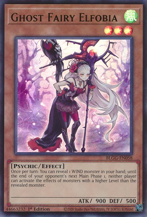 Ghost Fairy Elfobia - BLGG-EN058 - Ultra Rare - 1st Edition