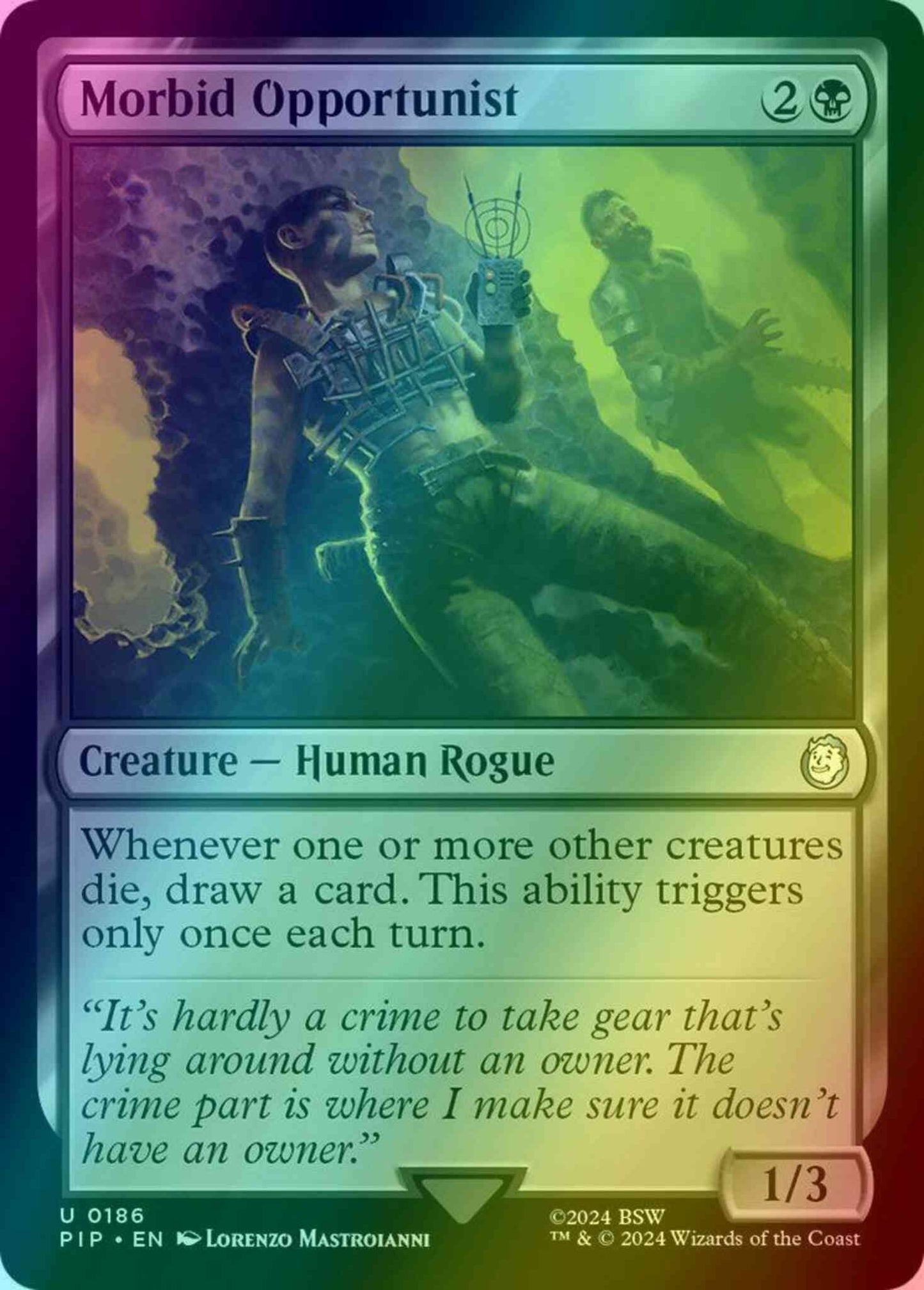 Morbid Opportunist [186] [Fallout] [Foil]